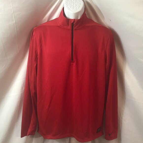 Nike Activewear Athletic Sport Cut Half Zipper Dri Fit Workout Running Jacket - Picture 1 of 5